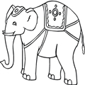 animal coloring-Elephant