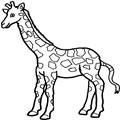 animal coloring-Giraffe