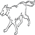 animal coloring-Wolf