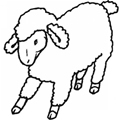 animal coloring-Sheep