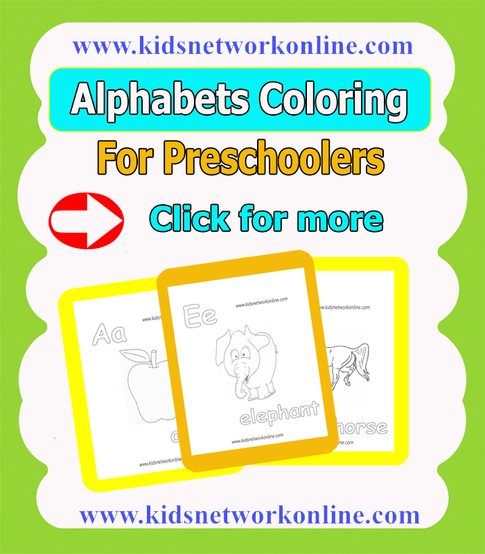 Alphabets coloring worksheets