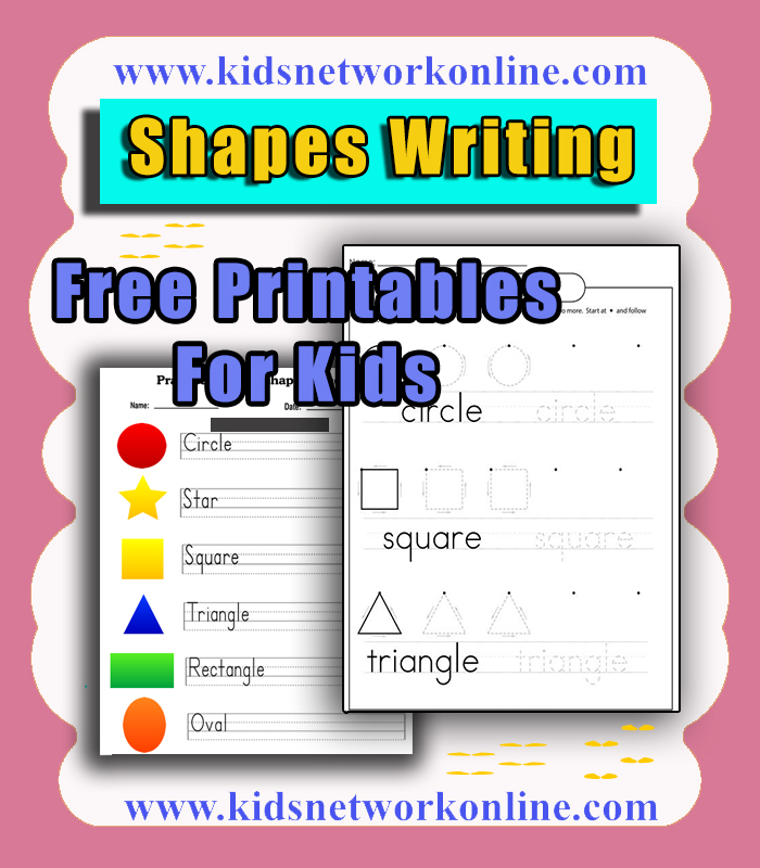 Shapes -Writing for kids